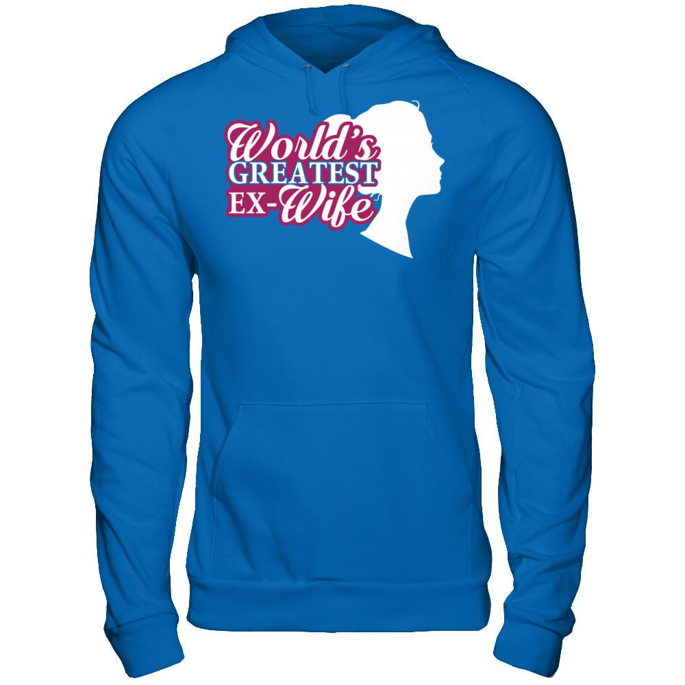 World's Greatest Ex-Wife Gildan - Pullover Hoodie Royal
