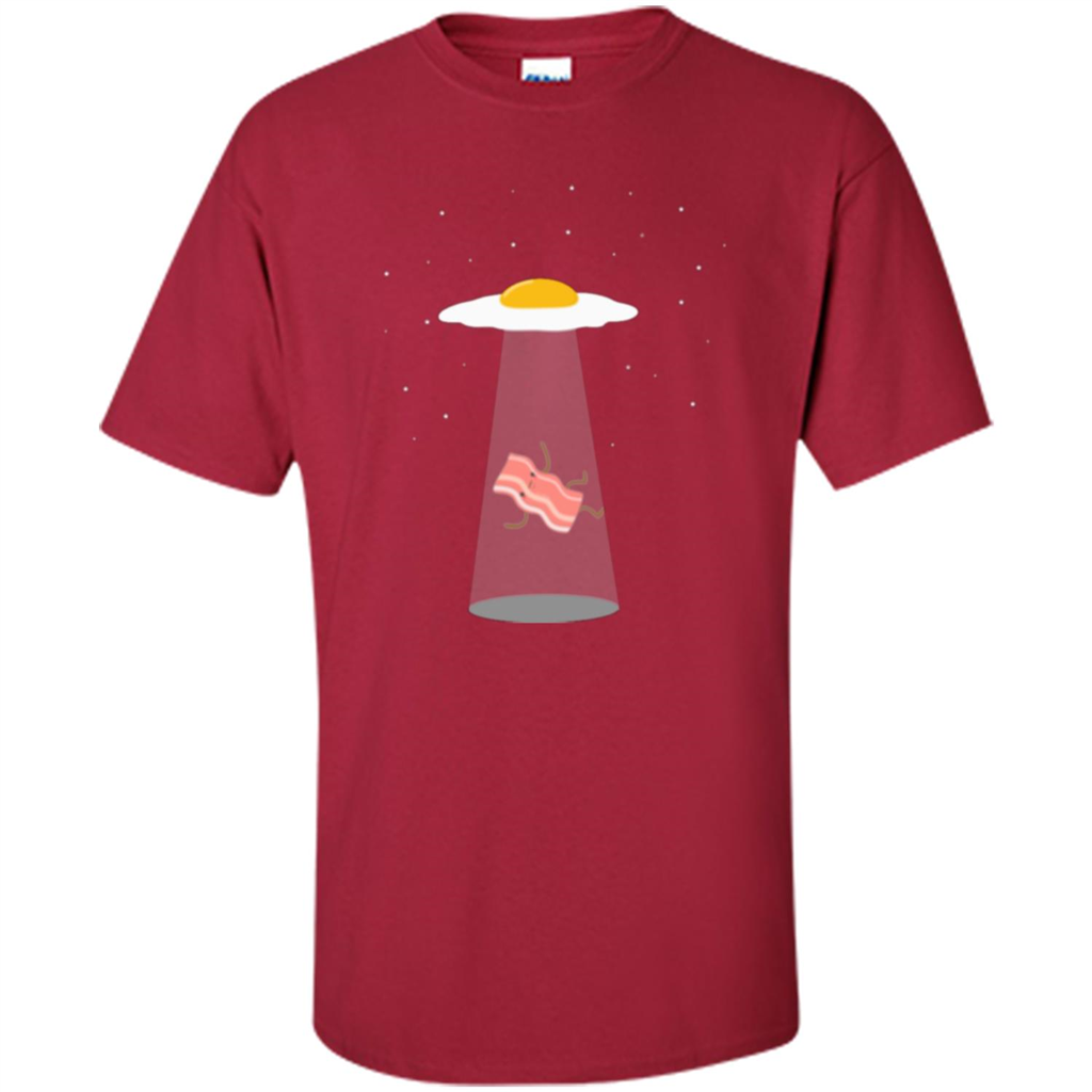 Cute Funny Bacon And Eggs UFO Cardinal