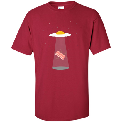 Cute Funny Bacon And Eggs UFO Cardinal