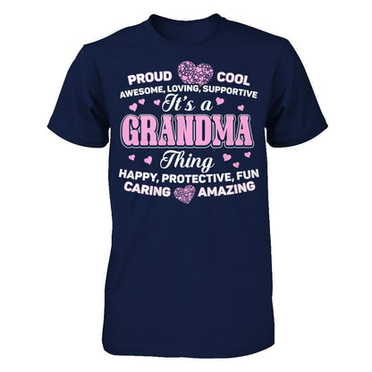 Itäó»s A Grandma Thing Gildan - Short Sleeve Tee Navy