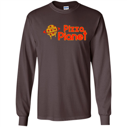 Pizza Lover T-shirt Pizza Pianet Dark Chocolate
