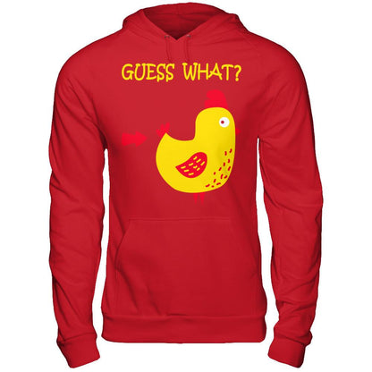 Guess What T-shirt Gildan - Pullover Hoodie Red