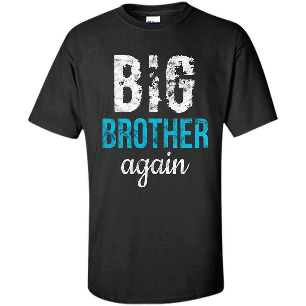 Big Brother Again Distressed T-shirt Black
