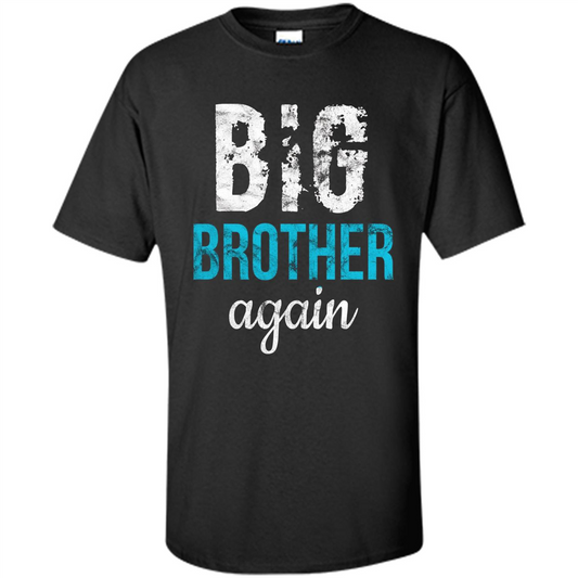 Big Brother Again Distressed T-shirt Black
