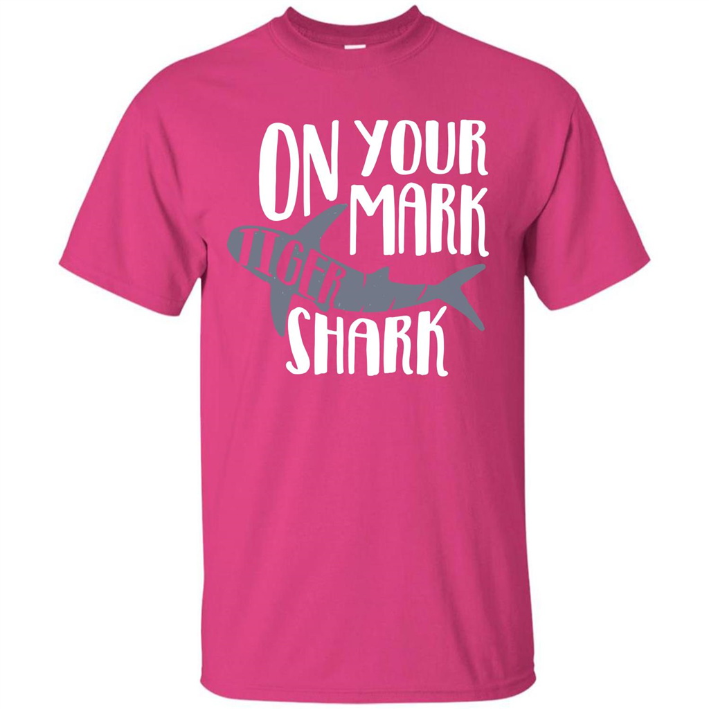 Tiger Shark T-shirt On Your Mark Tiger Shark T-shirt Heliconia