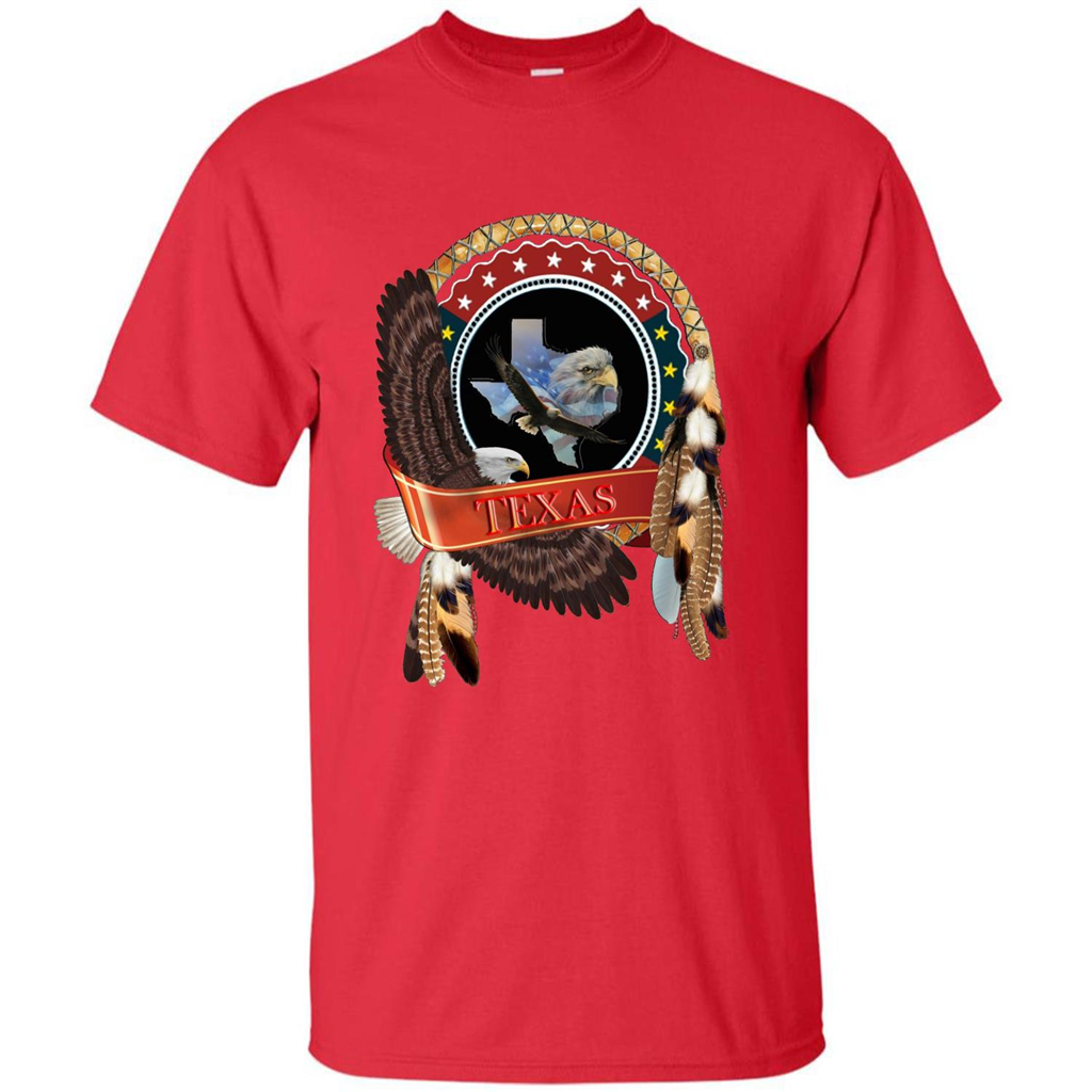 Dream Catcher Texas Art T-shirt Red