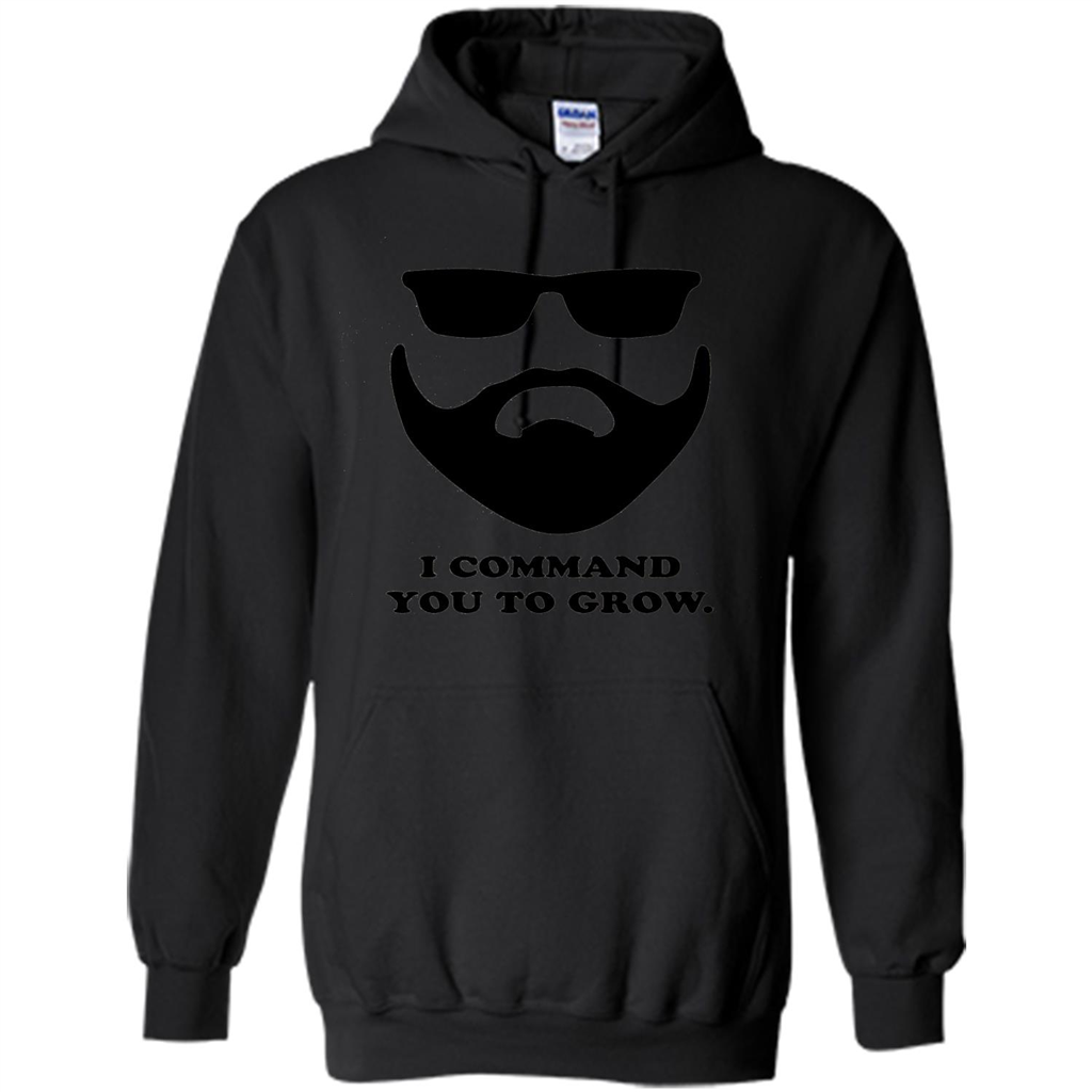 Beard T-Shirt I Command You To Grow T-shirt Black