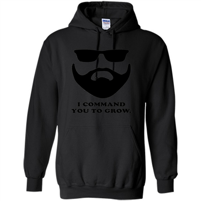 Beard T-Shirt I Command You To Grow T-shirt Black