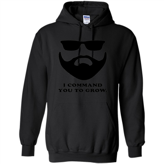 Beard T-Shirt I Command You To Grow T-shirt Black