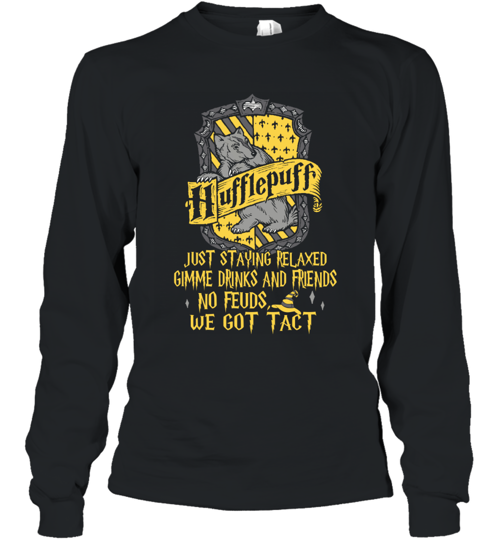 Harry Potter Quotes Hufflepuff Long Sleeve T-Shirt