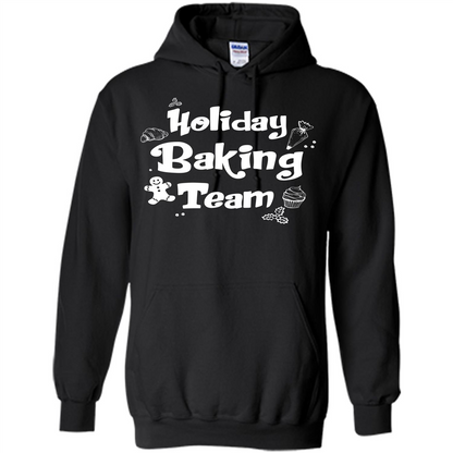 Christmas T-shirt Holiday Baking Team T-shirt Orange