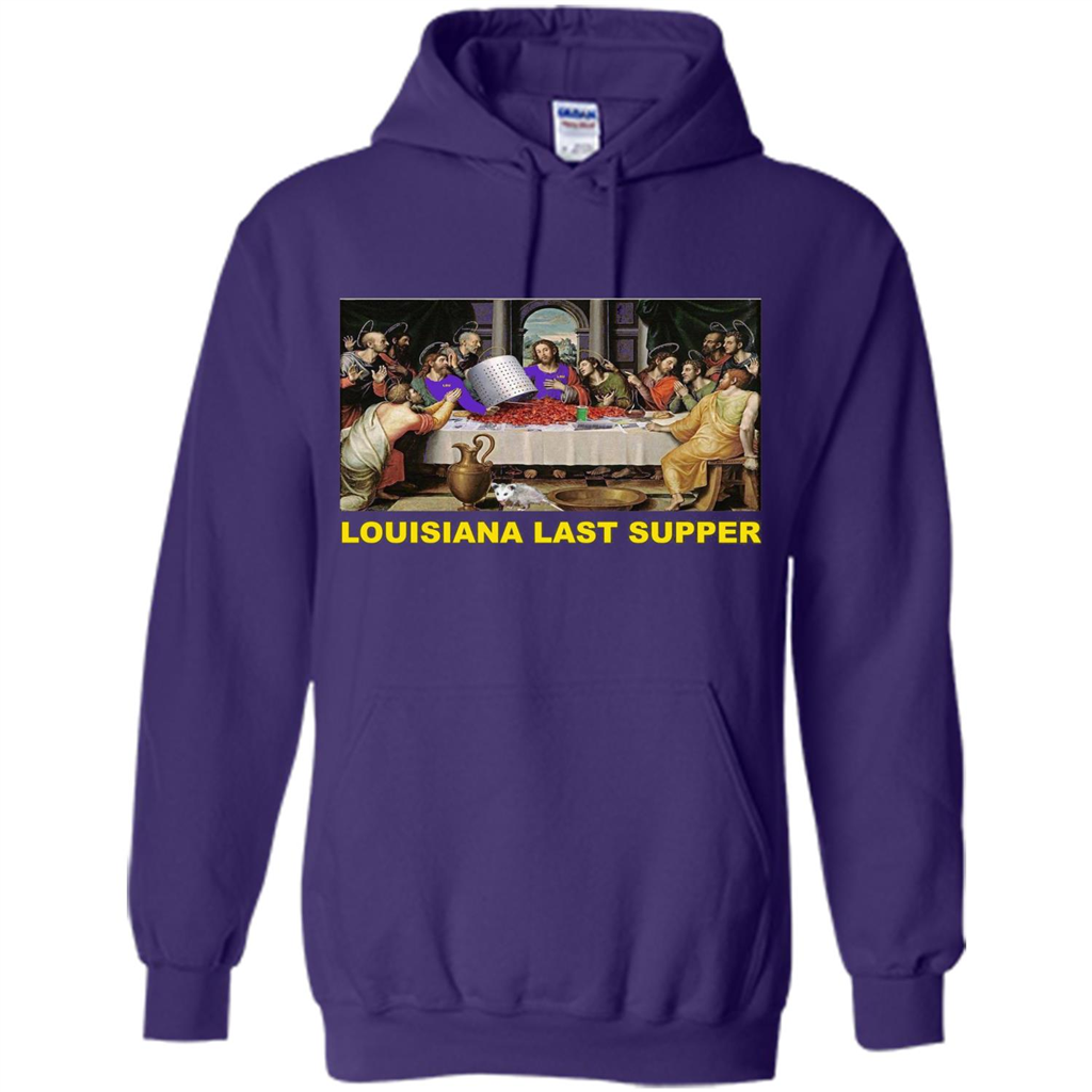 Louisiana Last Supper T-shirt Purple
