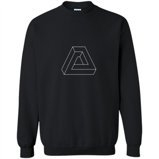 Optical Illusion - Impossible Figure T-shirt Black