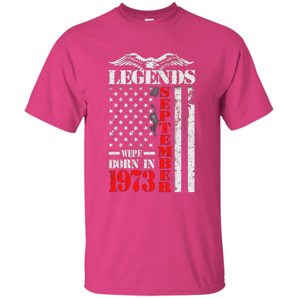 Legends Were Born In September 1973 T-shirt Heliconia