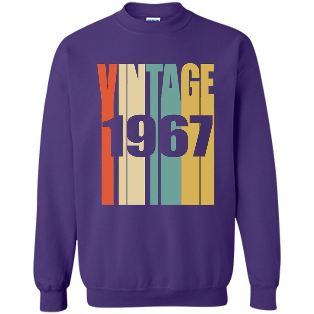 Retro Vintage 1967 T-shirt 50th Birthday T-shirt Orange