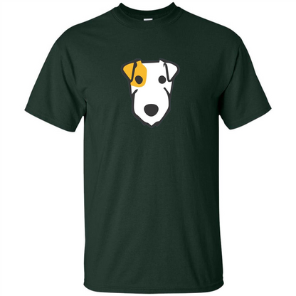 Parson Russell Terrier Dog T-shirt Forest Green