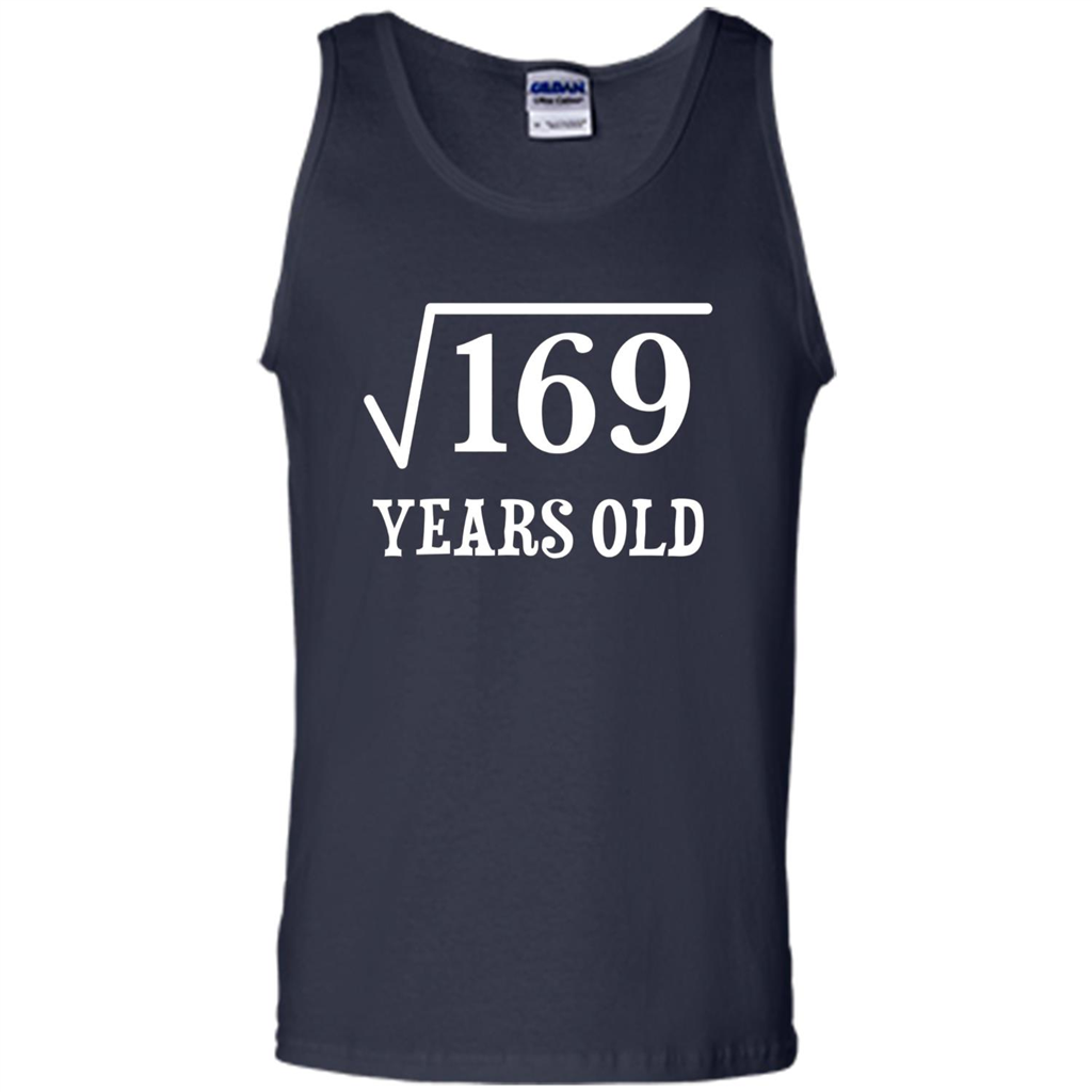 Square Root of 169 T-shirt 13th birthday T-shirt Navy