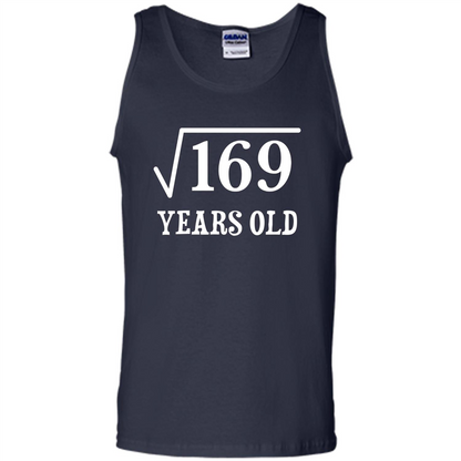 Square Root of 169 T-shirt 13th birthday T-shirt Navy