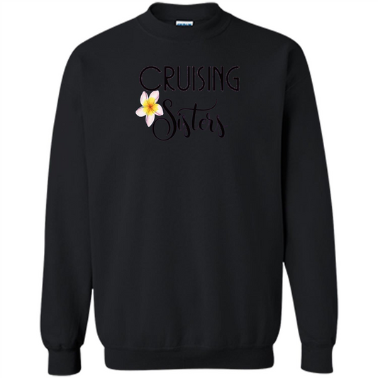 Cruising Sisters T-Shirt Cruise Vacation T-shirt Black