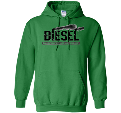 Diesel Rolling Coal T-Shirt Black Smoke Lifted Truck T-shirt Irish Green
