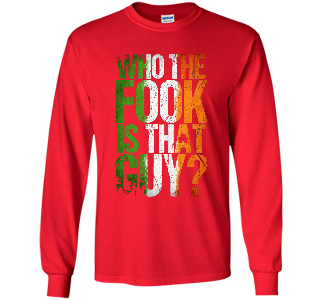 Boxing T-shirt Who The Fook Is That Guy Red