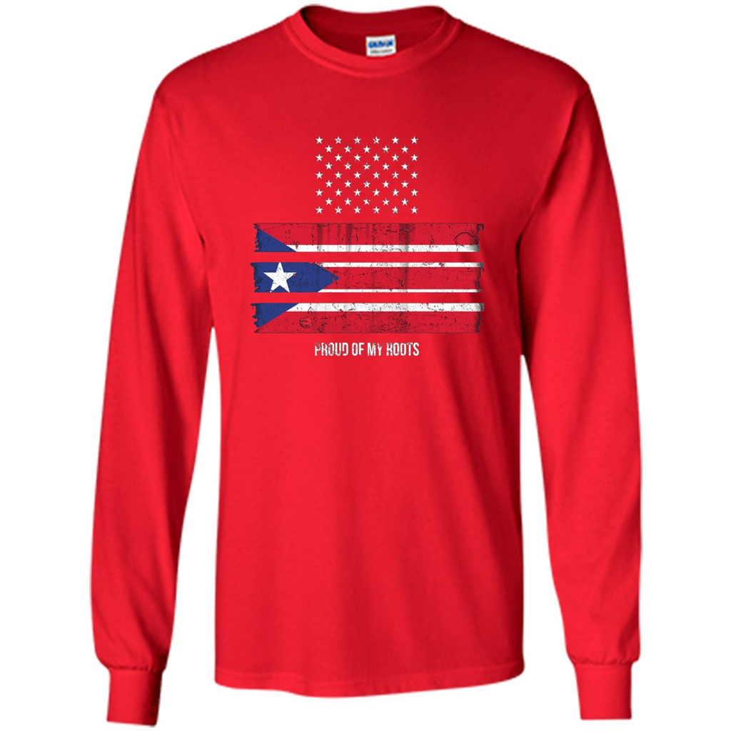 Puerto Rico USA Flag Pride T-Shirt Red