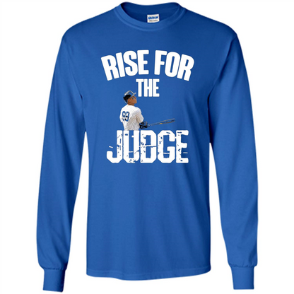 All Rise For The Judge Shirt 99 Baseball T-shirt Royal