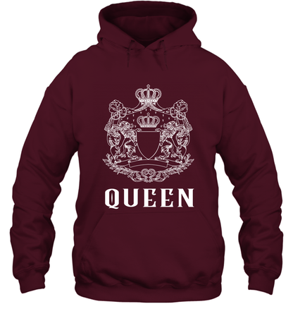 Queen Shirt Hoodie Hoodie Maroon