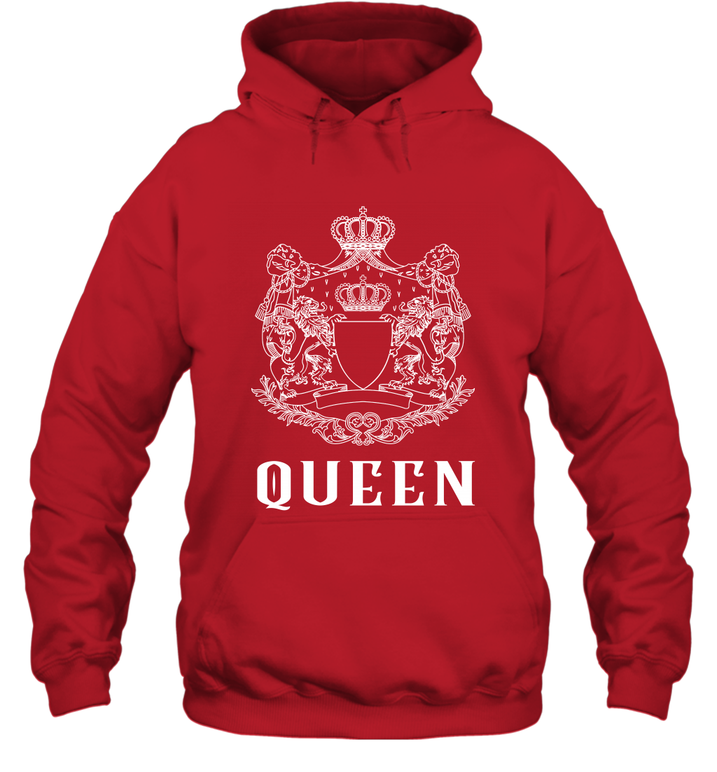 Queen Shirt Hoodie Hoodie Red