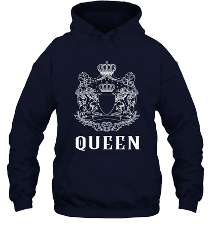 Queen Shirt Hoodie Hoodie Navy