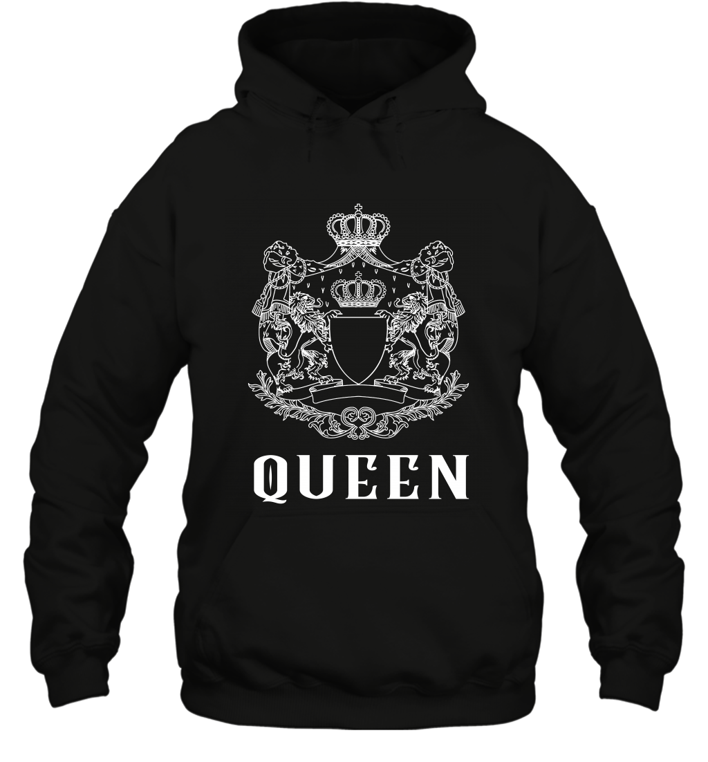 Queen Shirt Hoodie Hoodie Black