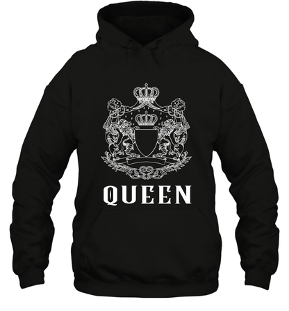 Queen Shirt Hoodie Hoodie Black
