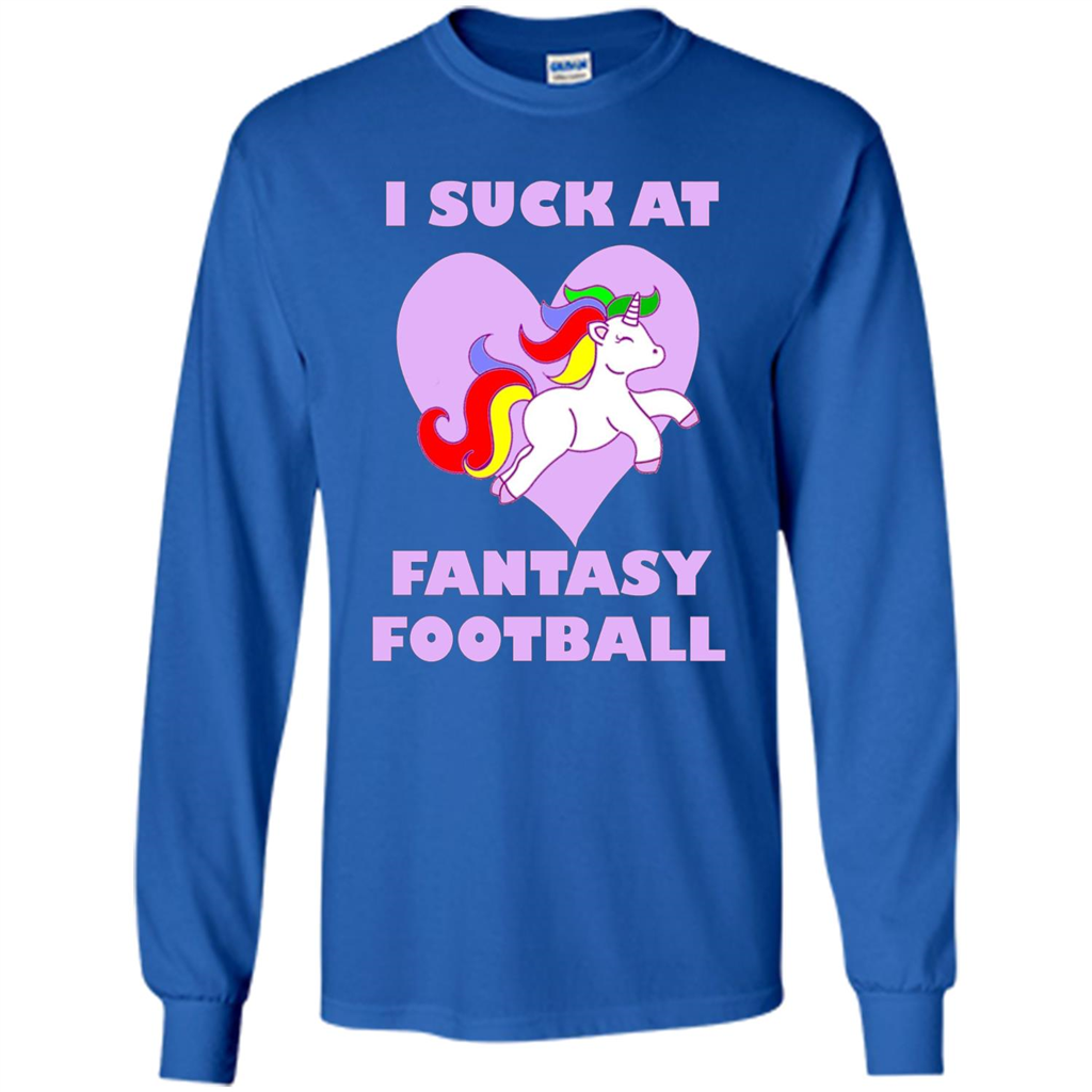 I Suck At Fantasy Football T-shirt Royal