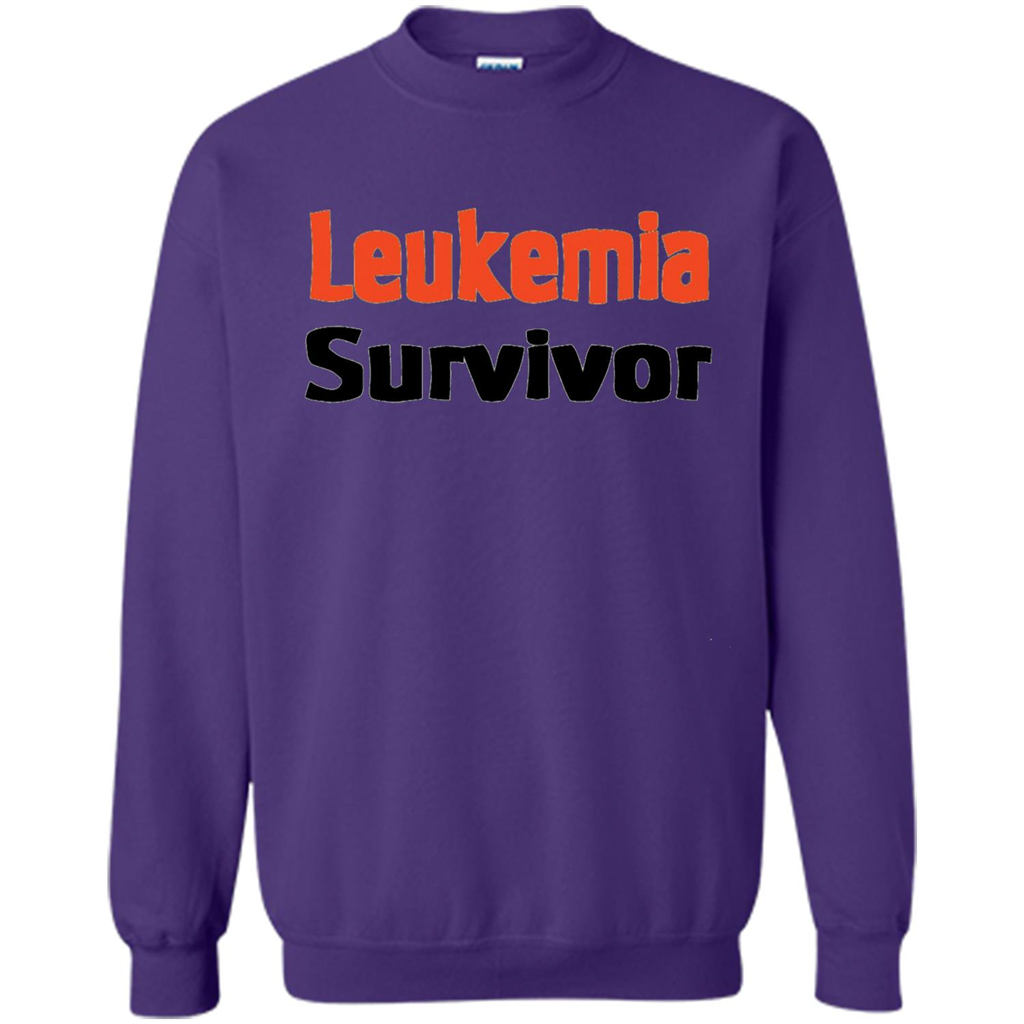 Leukemia Survivor Tshirt Purple