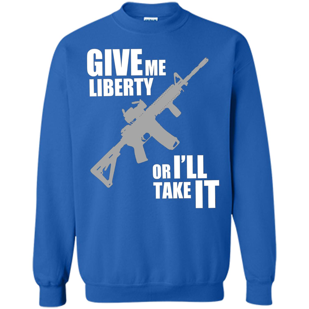 Give Me Liberty Or I'll Take It T-Shirt Royal