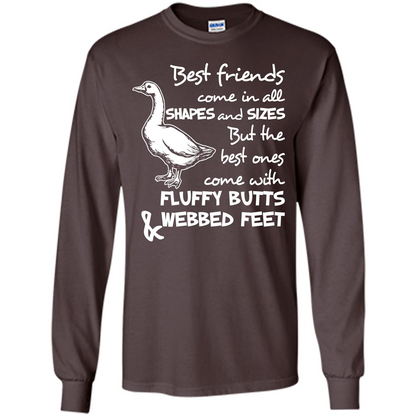 Best Friends Come In All Shapes And Sizes But The Best Ones Come With Fluffy Butts _ Webbed Feet Dark Chocolate