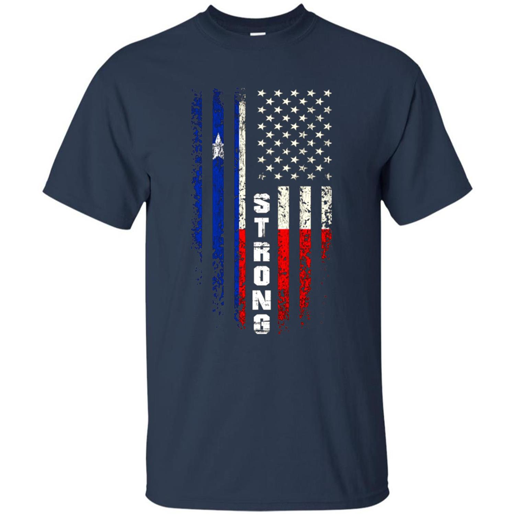 Texas Strong T-shirt Hurricane Harvey 2017 T-shirt Navy