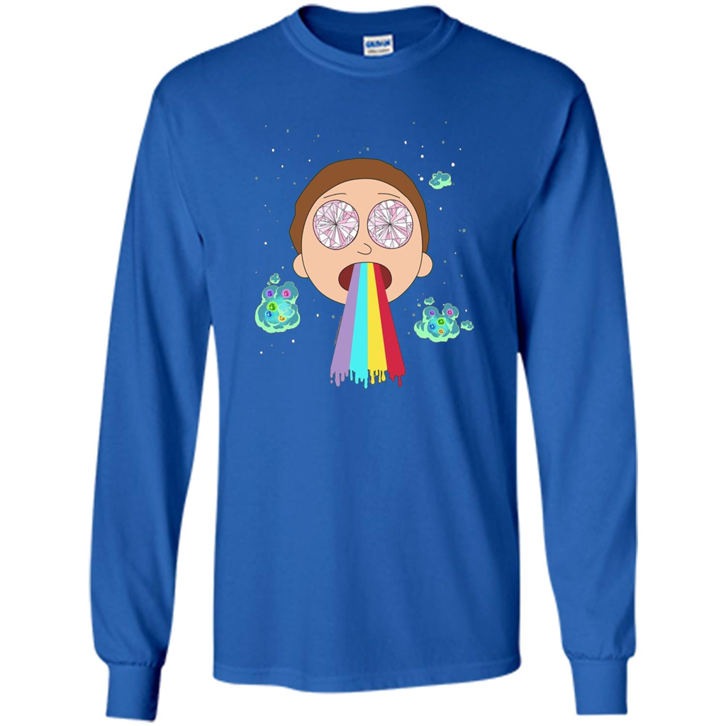 Cartoon Lovers T-shirt Space Morty Royal