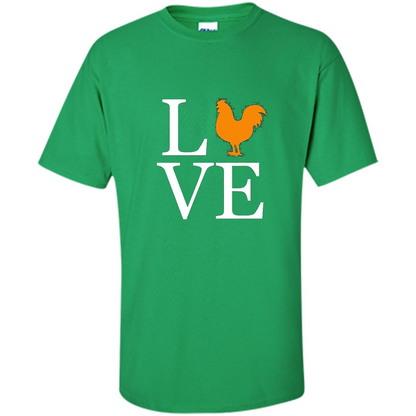 Love ChickenT-Shirt Irish Green