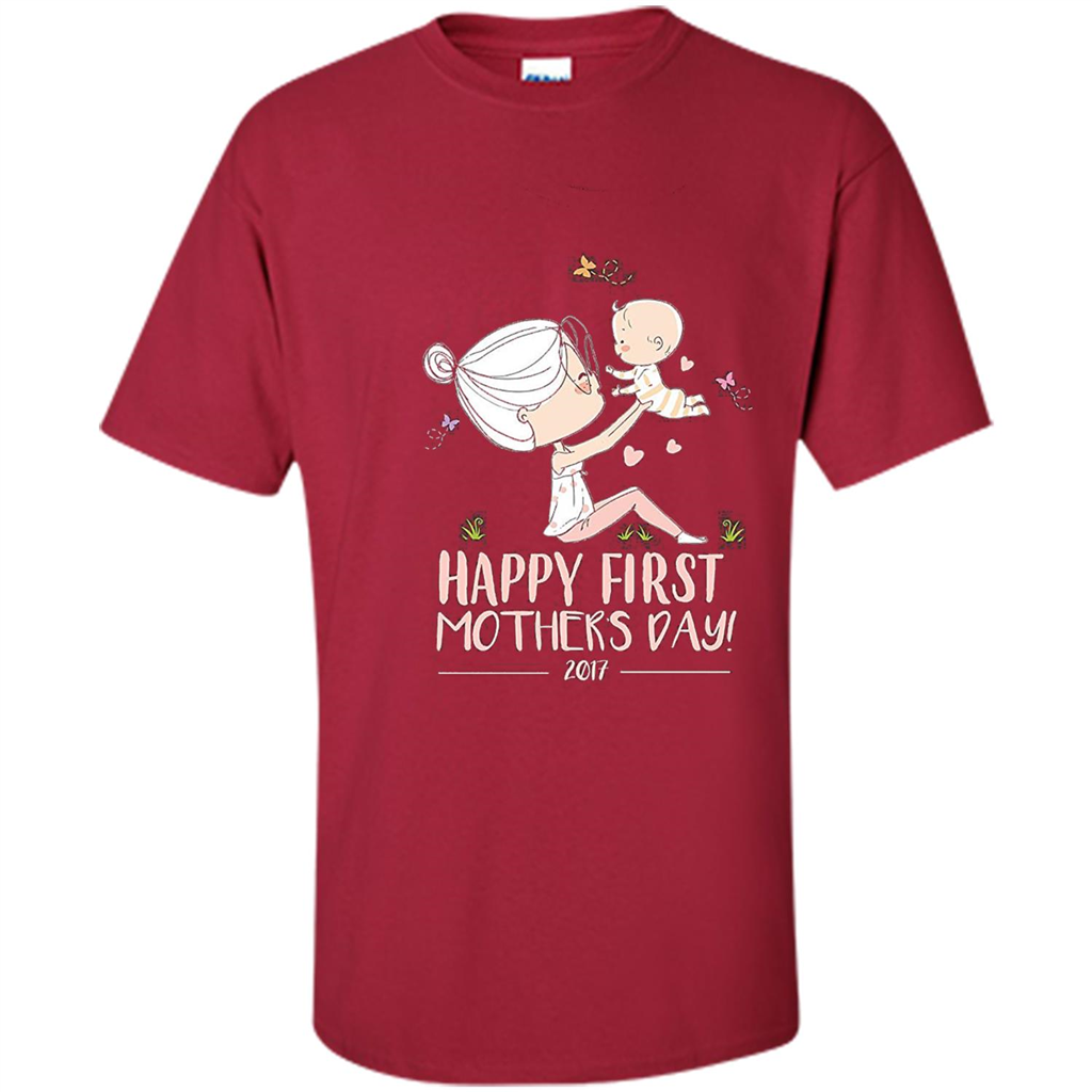 Mothers Day T-shirt Happy First Mothers Day 2017 Cardinal