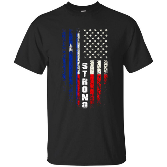 Texas Strong T-shirt Hurricane Harvey 2017 T-shirt Black
