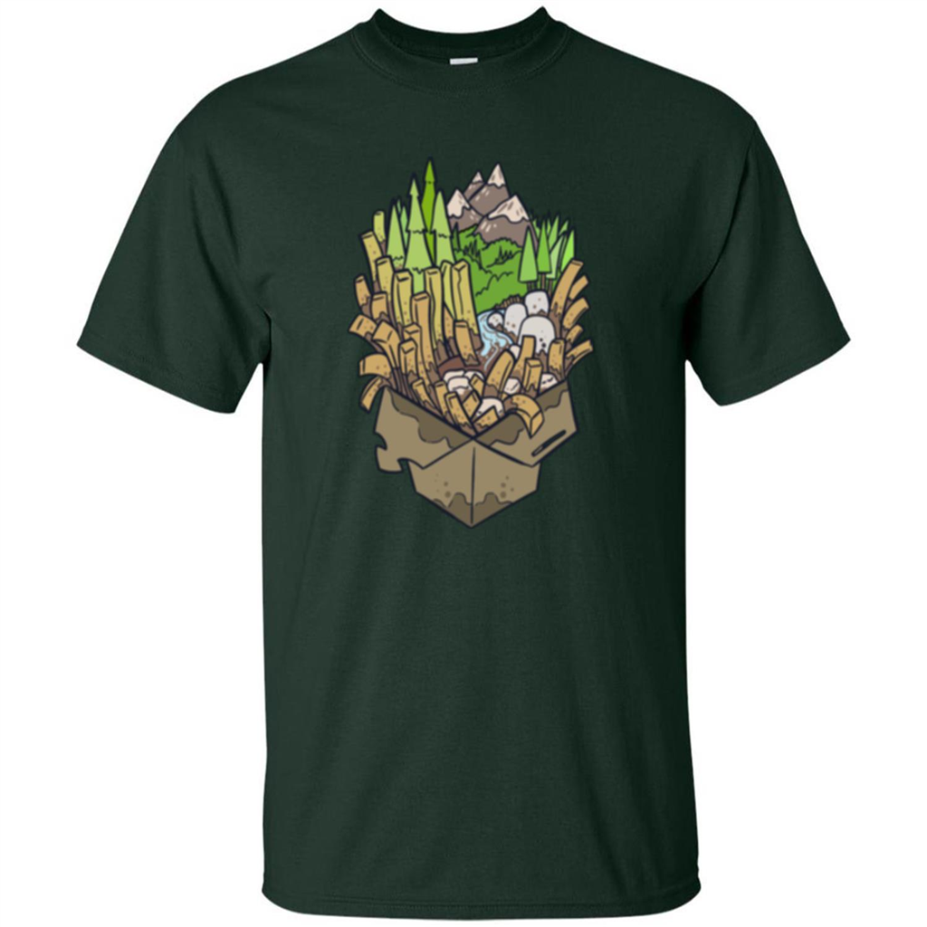 Poutine Forest T-shirt Forest Green