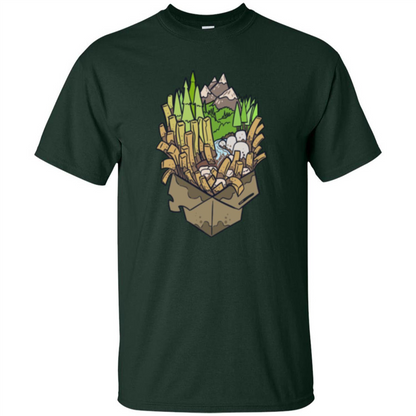 Poutine Forest T-shirt Forest Green