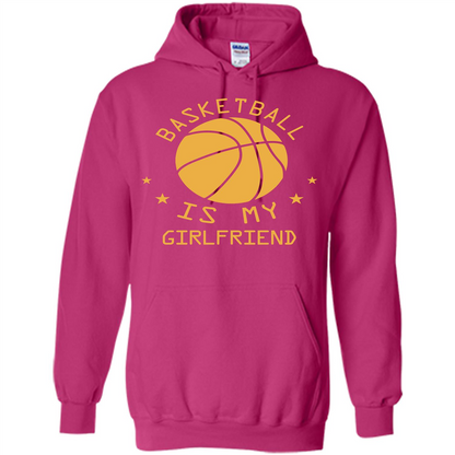 Basketball Lover T-shirt Basketball Is My Girlfriend Heliconia