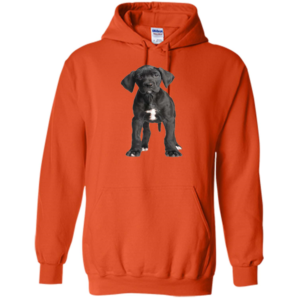 Great Dane Puppy T-shirt Orange