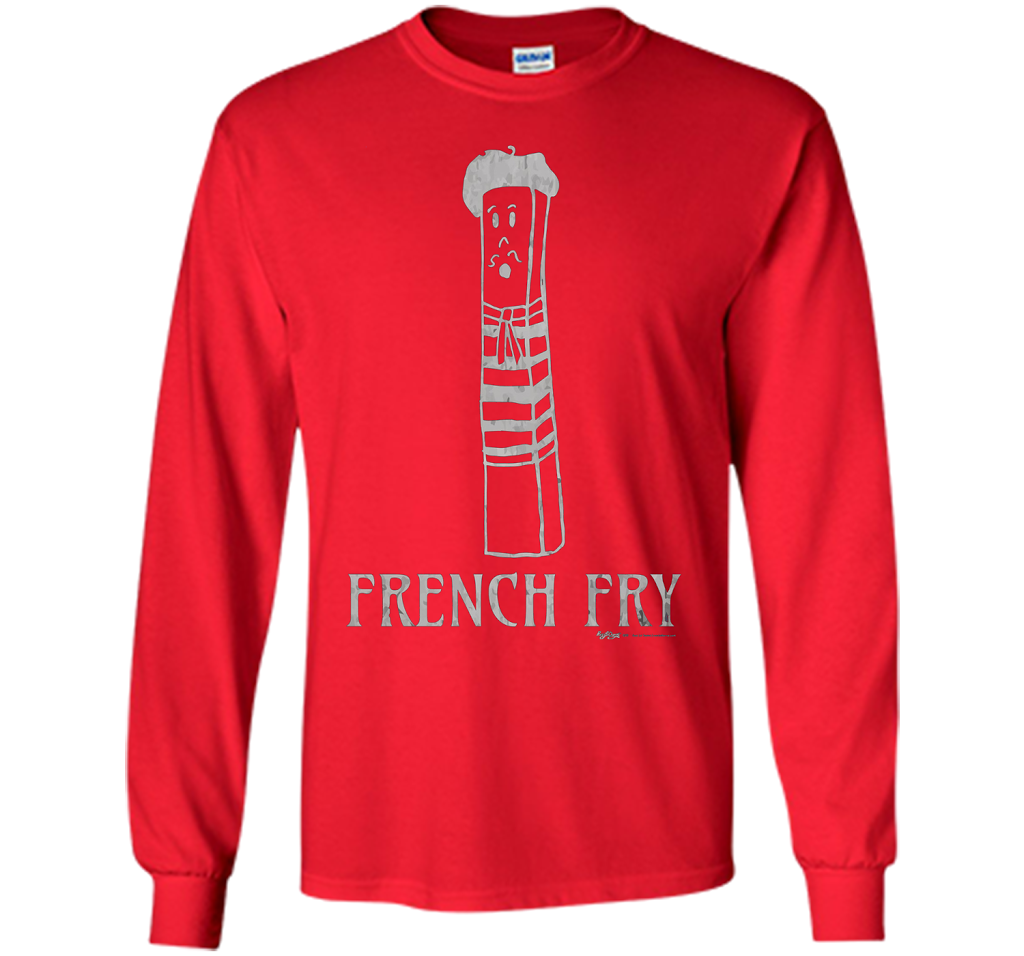 Vintage Paris French Fry T Shirt Men Women and Kids t-shirt Red