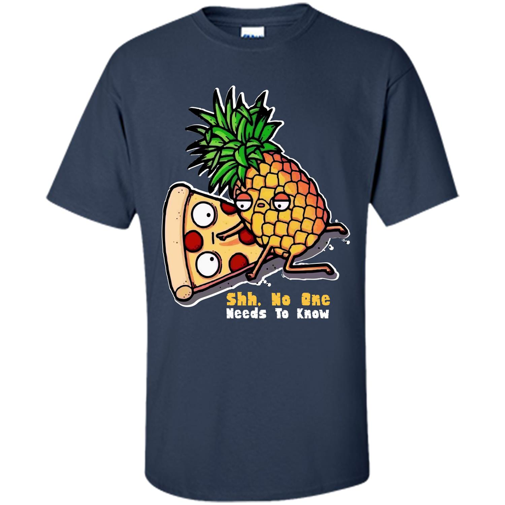 Pizza. Shh, No One Needs To Know T-shirt Navy