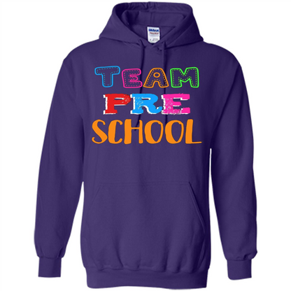 Team Preschool T-shirt Funny For Teachers T-shirt Purple