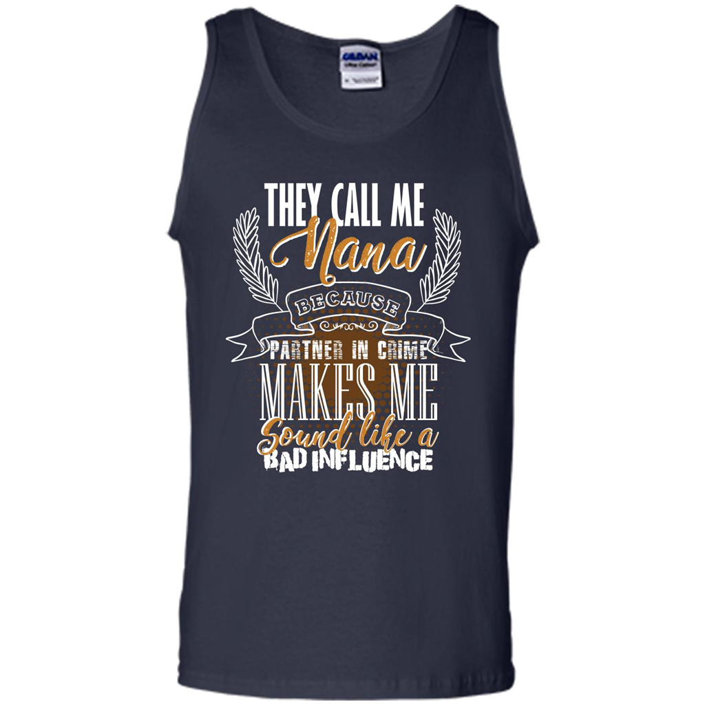 Nana T-shirt They Call Me Nana - Partner In Crime Navy