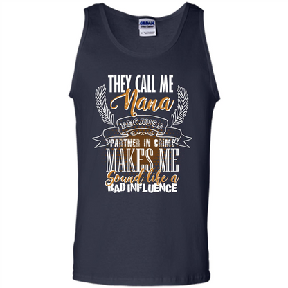 Nana T-shirt They Call Me Nana - Partner In Crime Navy